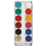 Kryolan Aquacolor Palette 12 Colors FP