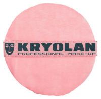 Kryolan Premium Powder Puff Pink 8 cm