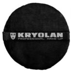 Kryolan Premium Powder Puff Black 10 cm