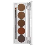 Kryolan Eyebrow Powder Palette 5 Colors Brows 1