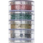 86291#SET_pintura_natural_glitter_4_kleuren_silver_gold_red_green